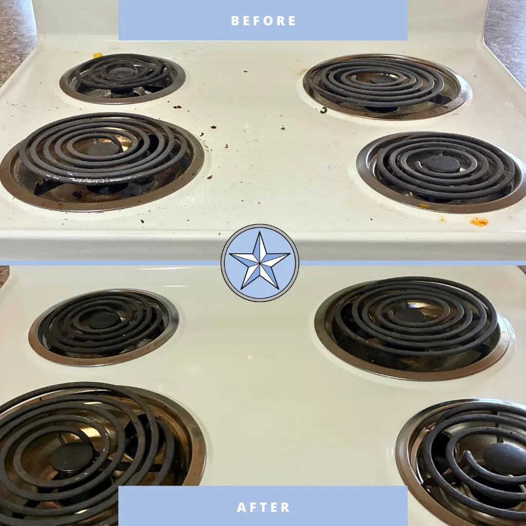 Before and after shower cleaning